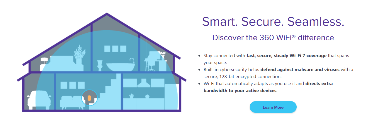 Smart. Secure. Seamless. Discover the 360 WiFi difference
